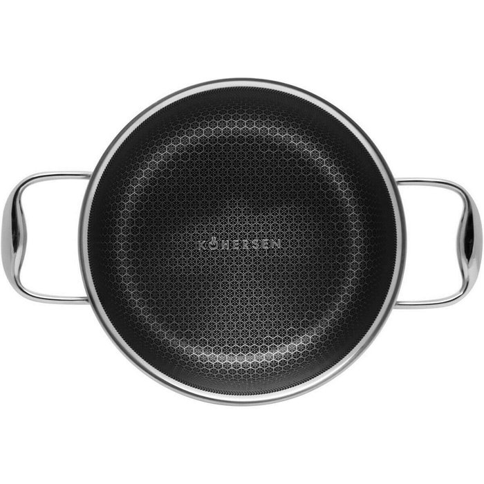 Kohersen Marmite avec couvercle 71103 Argenté 2,8 L Ø 20 cm