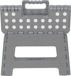 Marbueno Tabouret Pliant en Plastique Gris