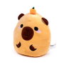 PUCKATOR Coussin peluche Duke Capibara Squidglys 26 cm, peluche douce Velboa certifiée CE/UKCA pour enfants à partir de 3 ans