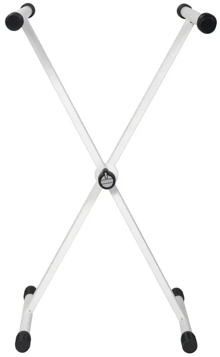 Quiklok T10 Support pour Clavier Format X Profil Simple - Blanc Pliable Quiklok T10 Support pour Clavier Format X Profil Simple - Blanc Pliable