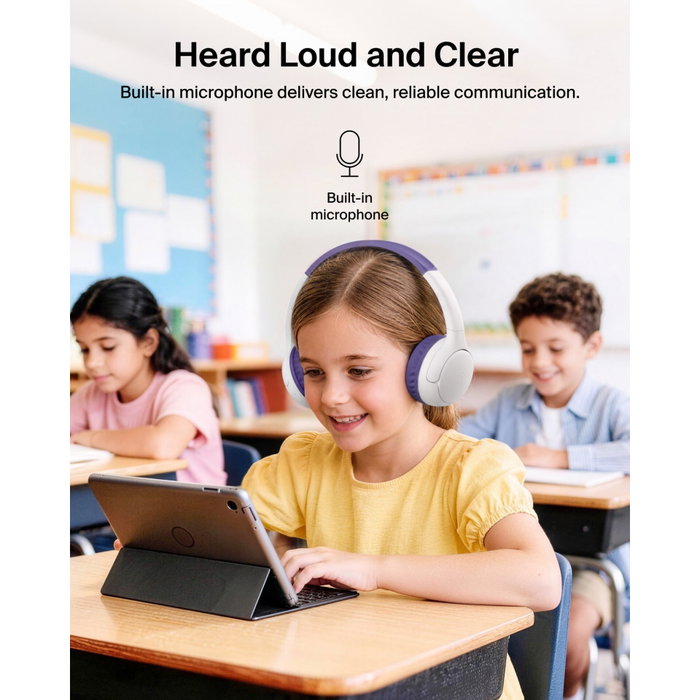 Belkin SoundForm Mini 2 Sans Fil pour Enfants, Violet Belkin SoundForm Mini 2 Sans Fil pour Enfants, Violet