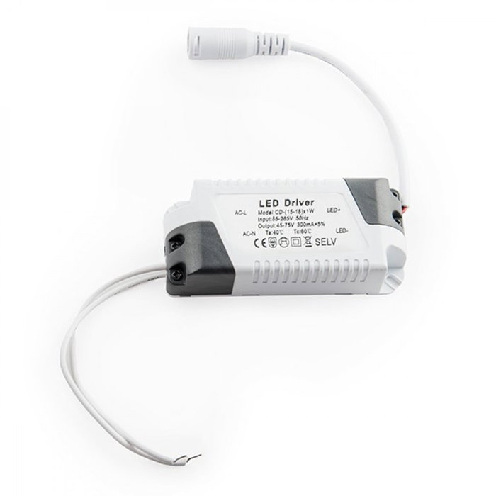 Spot LED Downlight 18W 1800lm 6000K Blanc Froid Ø 200 mm