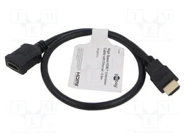 GOOBAY Câble HDMI 2.1 de 0,5 m noir
