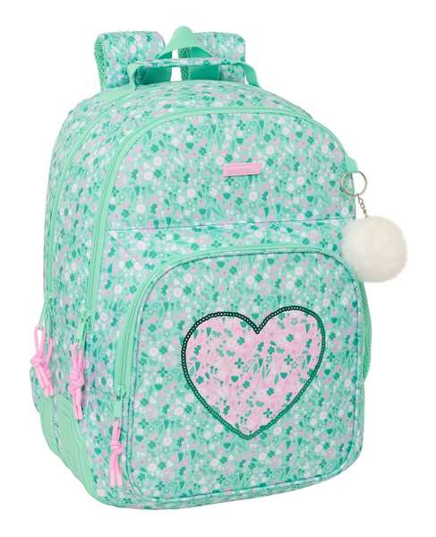 Safta - Sac à dos double adapté pour poussette "Cuore" - 32 x 42 x 15 cm - Dès 3 ans