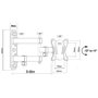 MacLean MC-417 Support de TV 13-32 pouces 30 Kg
