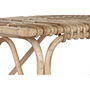 Banquette Home ESPRIT Naturel osier 130 X 46 X 47 cm