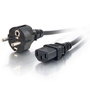 Dell Câble d'alimentation 2 mètres C13/CEE7/7 Noir - Prise mâle UE pour PC, écran, imprimante