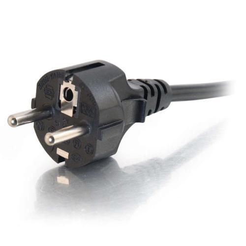 Dell Câble d'alimentation 2 mètres C13/CEE7/7 Noir - Prise mâle UE pour PC, écran, imprimante