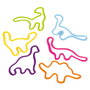 Jeux 2 momes Lot de 6 bracelets élastiques avec formes assorties