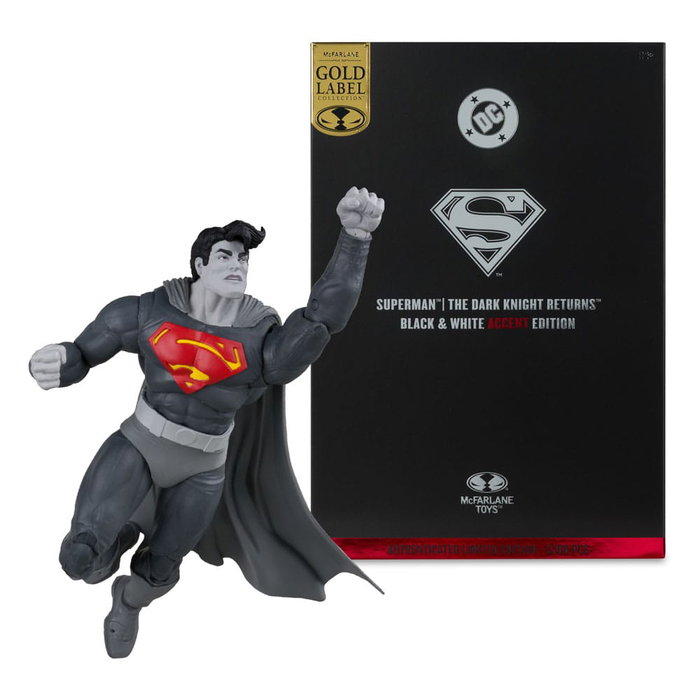 DC Multiverse figurine Superman (The Dark Knight Returns) (Black & White Accent Edition) (Gold Label) 18 cm DC Multiverse figurine Superman (The Dark Knight Returns) (Black & White Accent Edition) (Gold Label) 18 cm