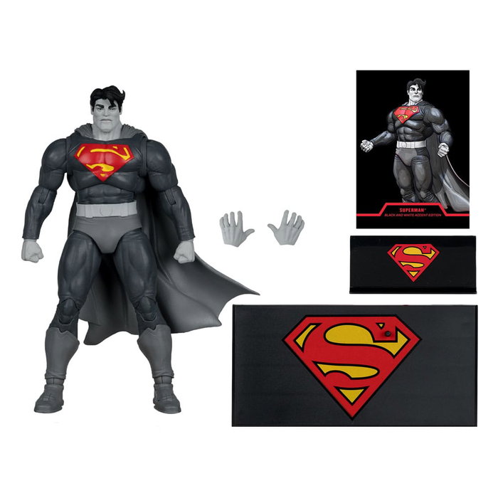 DC Multiverse figurine Superman (The Dark Knight Returns) (Black & White Accent Edition) (Gold Label) 18 cm DC Multiverse figurine Superman (The Dark Knight Returns) (Black & White Accent Edition) (Gold Label) 18 cm