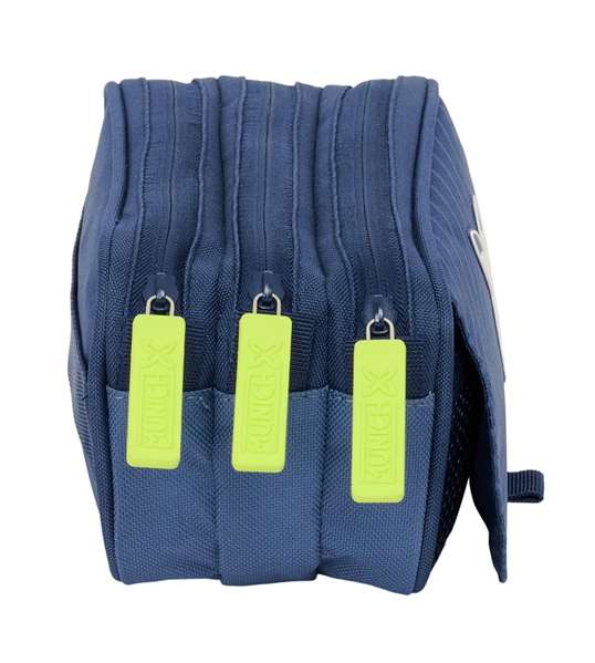 Safta Portatodo Triple Big Munich Blue Indigo - Boîte de rangement, 21.5 x 10 x 8 cm