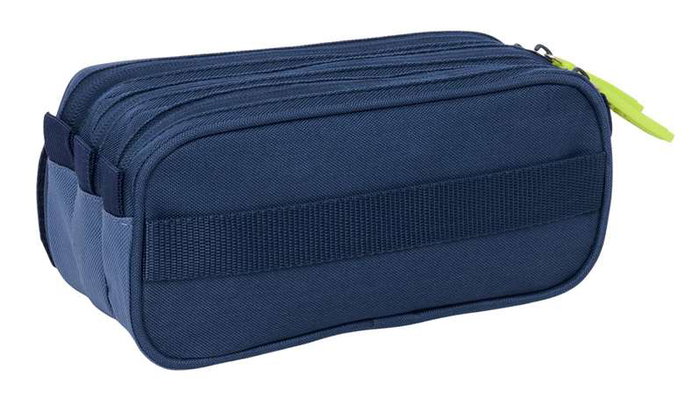 Safta Portatodo Triple Big Munich Blue Indigo - Boîte de rangement, 21.5 x 10 x 8 cm