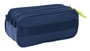 Safta Portatodo Triple Big Munich Blue Indigo - Boîte de rangement, 21.5 x 10 x 8 cm