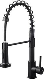 IBERGRIF Robinet de cuisine vertical noir M22143B