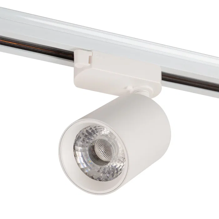 Foco de Carril Monofásico 10W COB Blanco Cálido 2700K Foco de Carril Monofásico 10W COB Blanco Cálido 2700K