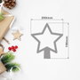 GSC Evolution Estrella de navidad árbol Alasia Dorado