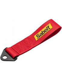Sabelt SBCCAC0027A Sangle De Remorquage Charge Max. 2,9 Ton Rouge Fixation Universelle Véhicules Compétition