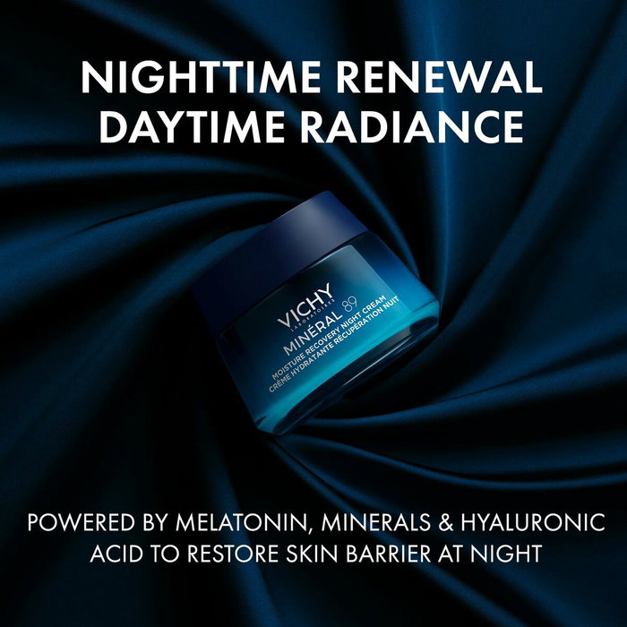 Vichy MINÉRAL 89 Crème hydratante de nuit réparatrice à la mélatonine 50 ml