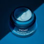 Vichy MINÉRAL 89 Crème Hydratante de Nuit Réparatrice à la Mélatonine et Acide Hyaluronique, 50 ml