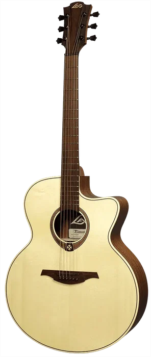 LAG Guitare Acoustique Jumbo Cutaway Tramontane 177 A/E Naturelle - Table Massif Engelmann, Khaya, Brownwood, Électronique Stage-LÂG LAG Guitare Acoustique Jumbo Cutaway Tramontane 177 A/E Naturelle - Table Massif Engelmann, Khaya, Brownwood, Électronique Stage-LÂG