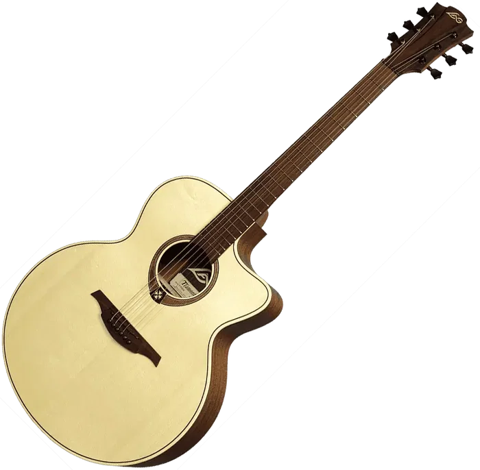 LAG Guitare Acoustique Jumbo Cutaway Tramontane 177 A/E Naturelle - Table Massif Engelmann, Khaya, Brownwood, Électronique Stage-LÂG LAG Guitare Acoustique Jumbo Cutaway Tramontane 177 A/E Naturelle - Table Massif Engelmann, Khaya, Brownwood, Électronique Stage-LÂG