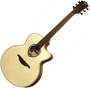 LAG Guitare Acoustique Jumbo Cutaway Tramontane 177 A/E Naturelle - Table Massif Engelmann, Khaya, Brownwood, Électronique Stage-LÂG