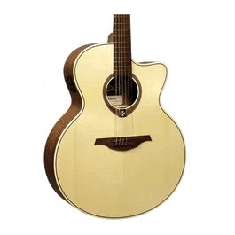 LAG Guitare acoustique Jumbo Cutaway Tramontane 177 A/E - Natural