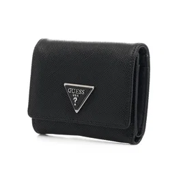 Guess Cordelia Portefeuille en textile Noir pour femmes