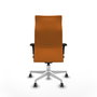 Piqueras Y Crespo Fauteuil Albacete Orange Similicuir avec Mécanisme Synchrone
