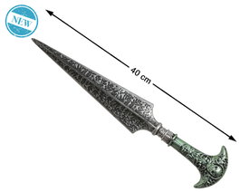 Atosa Dague de Pirate de 40 cm avec Lame Gravée et Poignée Décorée
