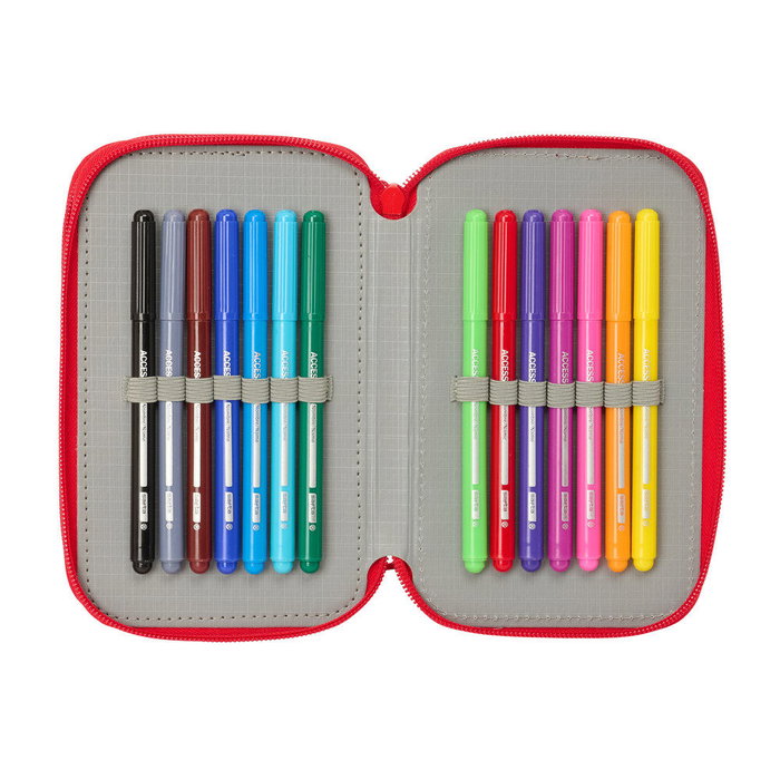 Safta Plumier Triple 37 Pcs 12,5x19,5x5,5Cm