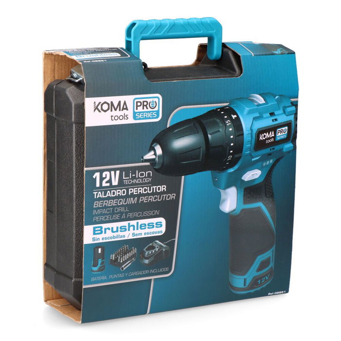 Set de forage et accessoires Koma Tools 12 V