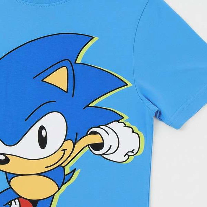 T shirt à manches courtes Enfant Sonic Bleu 39