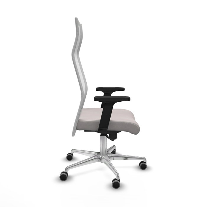Piqueras y Crespo Chaise de Bureau Albacete Blanche avec Mécanisme Synchrone