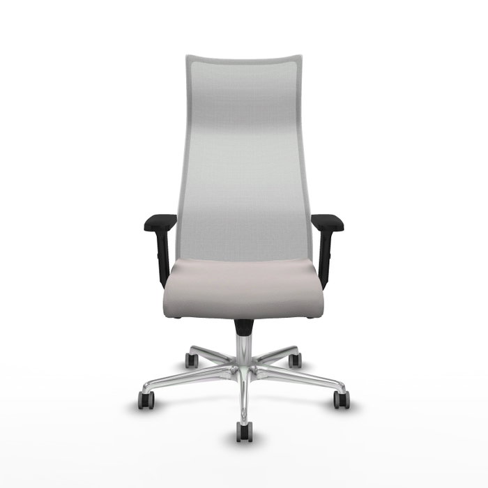 Piqueras y Crespo Chaise de Bureau Albacete Blanche avec Mécanisme Synchrone