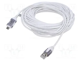 GOOBAY Câble slim USB 3.1 vers RJ45, 15m, Blanc