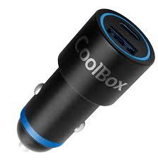 Coolbox Chargeur USB Voiture 48W Quick Charge 3.0 Power Delivery USB-A & USB-C
