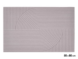 GIFTDECOR Paillasson Rectangulaire Gris 50x80cm