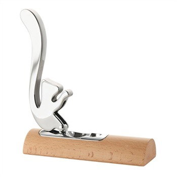 Alessi AB13 - Casse-noisettes décoratif Scoiattolo en acier inoxydable 18/10 et bois par Andrea Branzi Alessi AB13 - Casse-noisettes décoratif Scoiattolo en acier inoxydable 18/10 et bois par Andrea Branzi