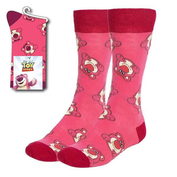 Cerdá T3643 Chaussettes Toy Story Lotso, motifs personnage, chaussettes enfant taille 36-43, 3 ans et plus