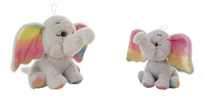 Creaciones Llopis Elefante Eli - Peluche éléphant en polyester 26 cm - Jouet pour enfant dès 3 ans