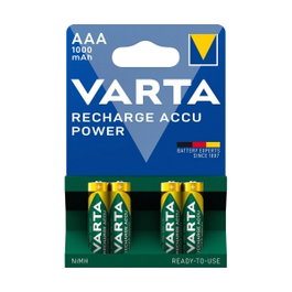 Varta Accu Power AAA 1000 mAh - Pack de 4 piles rechargeables