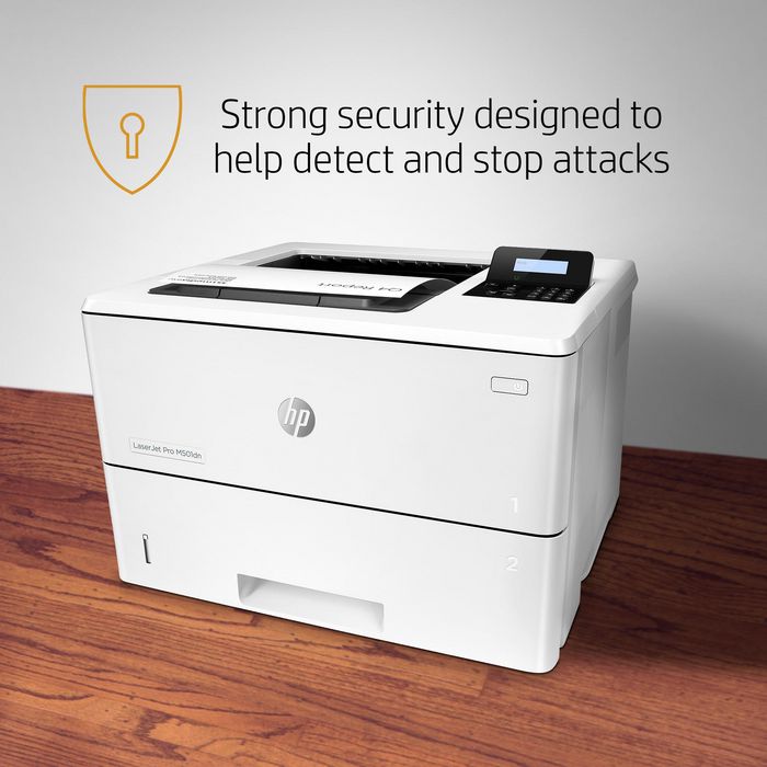 HP LaserJet Pro M501dn, Imprimante laser monochrome, Blanc
