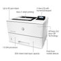 HP LaserJet Pro M501dn, Imprimante laser monochrome, Blanc