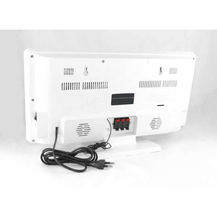 Inovalley Chaîne HIFI CH43-DVD avec lecteur DVD/CD, écran 12 pouces, Blanc Inovalley Chaîne HIFI CH43-DVD avec lecteur DVD/CD, écran 12 pouces, Blanc