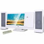 Inovalley Chaîne HIFI CH43-DVD avec lecteur DVD/CD, écran 12 pouces, Blanc