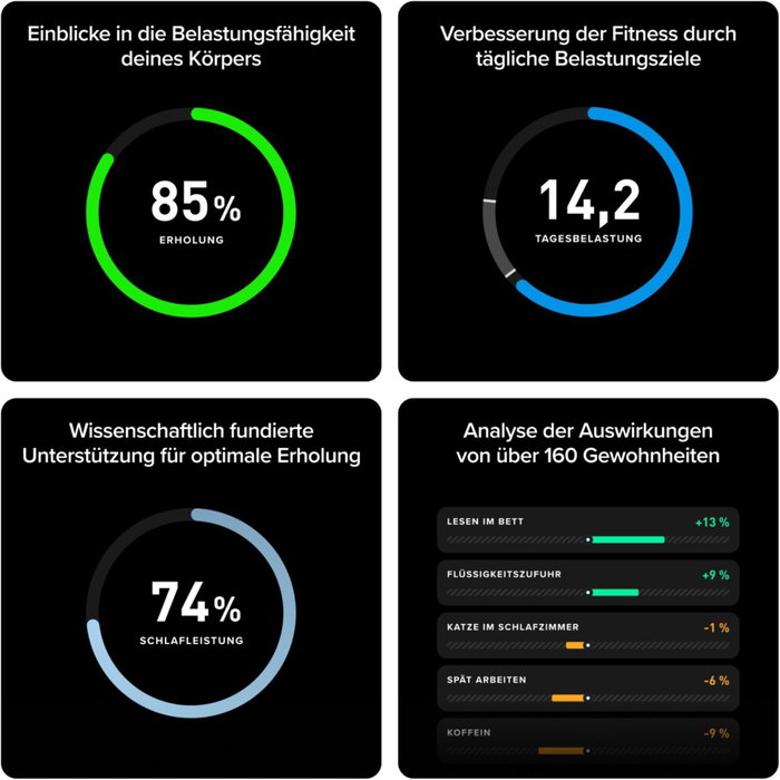 Whoop One Activity Tracker – Fitness Band Noir