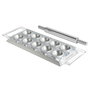 Marcato Ravioli Tray Silver avec rouleau à pâtisserie assorti