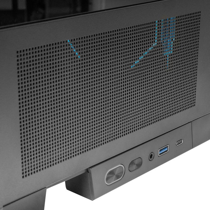 Boîtier ATX semi-tour Mars Gaming MCLCDX Noir